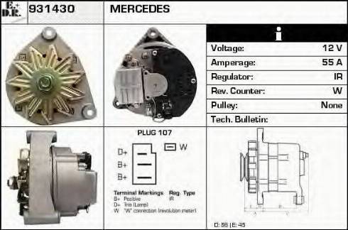 EDR 931430 - Alternator furqanavto.az