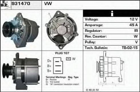 EDR 931470 - Alternator furqanavto.az