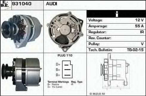 EDR 931040 - Alternator furqanavto.az