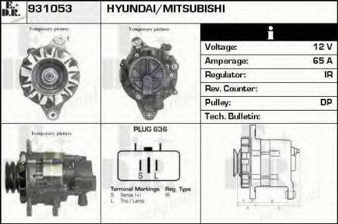 EDR 931053 - Alternator furqanavto.az