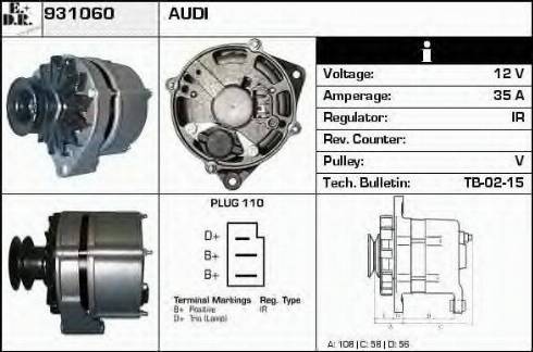 EDR 931060 - Alternator furqanavto.az