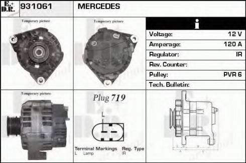 EDR 931061 - Alternator furqanavto.az