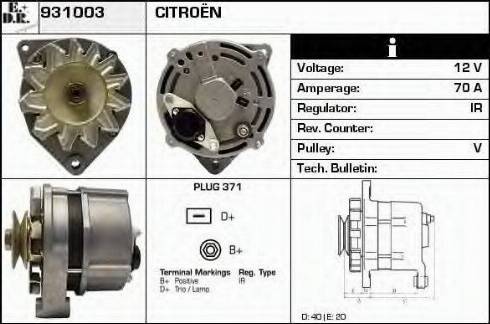 EDR 931003 - Alternator furqanavto.az