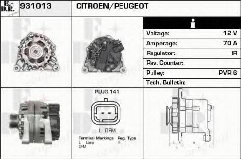 EDR 931013 - Alternator furqanavto.az