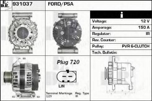 EDR 931037 - Alternator furqanavto.az