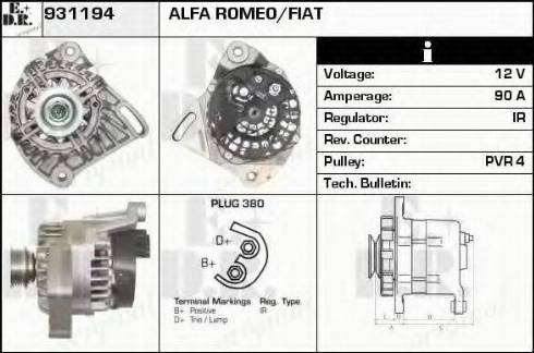 EDR 931194 - Alternator furqanavto.az