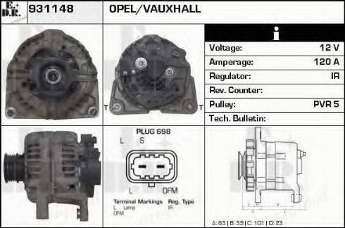 EDR 931148 - Alternator furqanavto.az