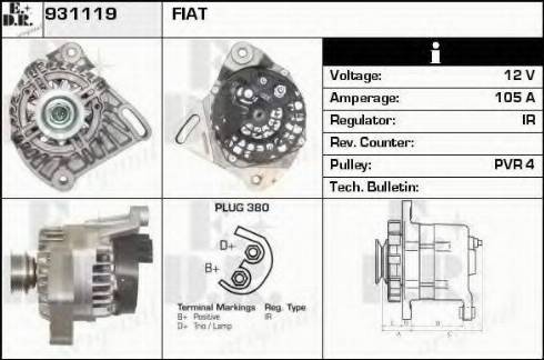 EDR 931119 - Alternator furqanavto.az