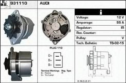 EDR 931110 - Alternator furqanavto.az