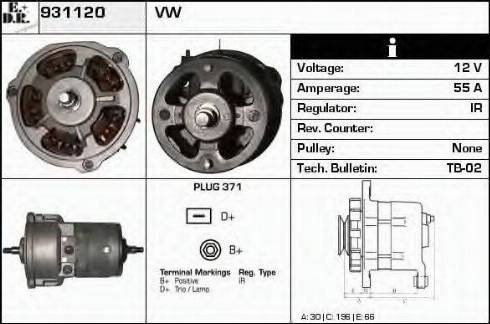 EDR 931120 - Alternator furqanavto.az