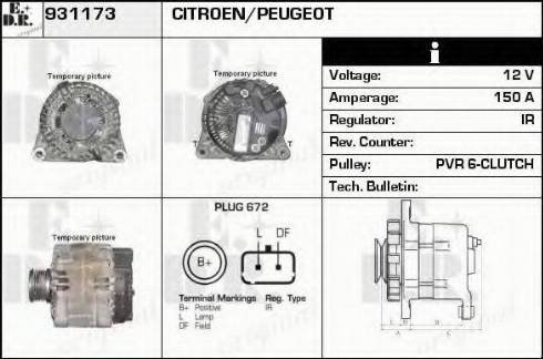 EDR 931173 - Alternator furqanavto.az