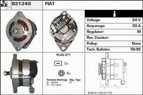 EDR 931340 - Alternator furqanavto.az