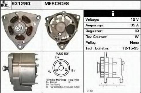 EDR 931290 - Alternator furqanavto.az