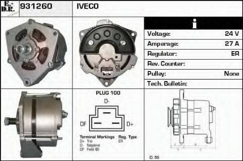 EDR 931260 - Alternator furqanavto.az