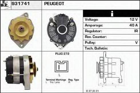 EDR 931741 - Alternator furqanavto.az