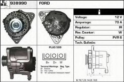 EDR 938990 - Alternator furqanavto.az