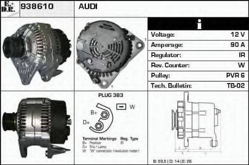 EDR 938610 - Alternator furqanavto.az