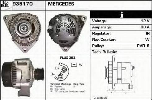 EDR 938170 - Alternator furqanavto.az