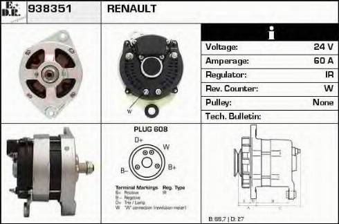 EDR 938351 - Alternator furqanavto.az