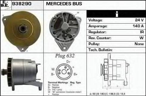 EDR 938290 - Alternator furqanavto.az