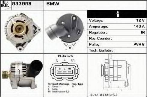 EDR 933998 - Alternator furqanavto.az