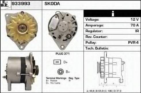 EDR 933993 - Alternator furqanavto.az