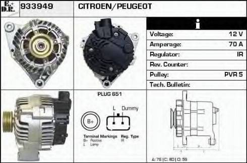 EDR 933949 - Alternator furqanavto.az