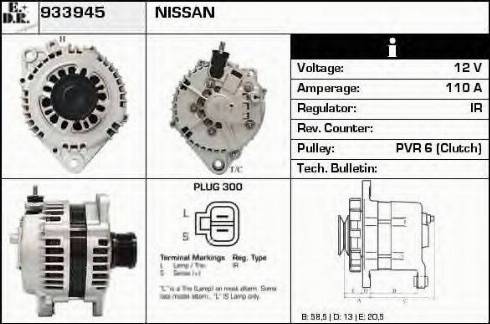 EDR 933945 - Alternator furqanavto.az