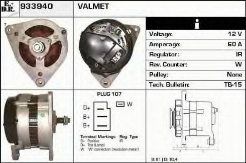 EDR 933940 - Alternator furqanavto.az