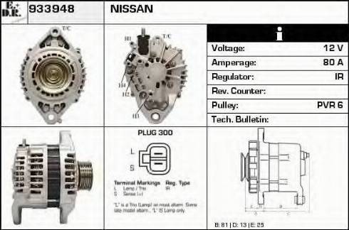 EDR 933948 - Alternator furqanavto.az