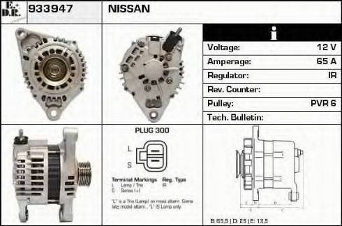 EDR 933947 - Alternator furqanavto.az