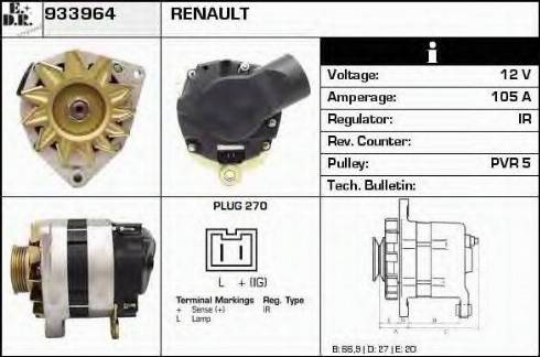 EDR 933964 - Alternator furqanavto.az