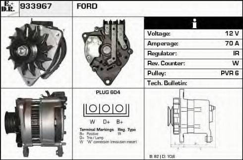 EDR 933967 - Alternator furqanavto.az