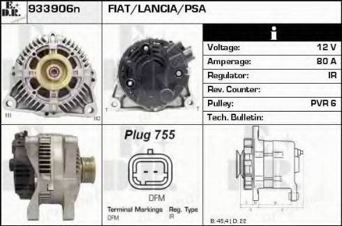 EDR 933906N - Alternator furqanavto.az