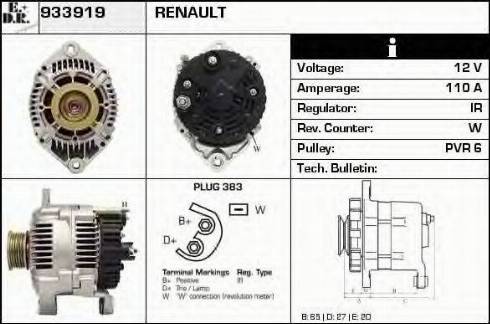 EDR 933919 - Alternator furqanavto.az