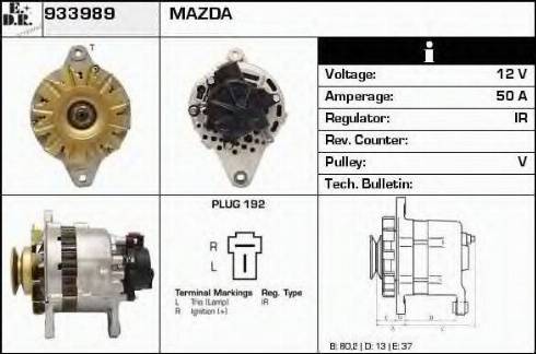 EDR 933989 - Alternator furqanavto.az