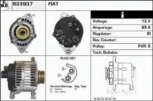 EDR 933937 - Alternator furqanavto.az