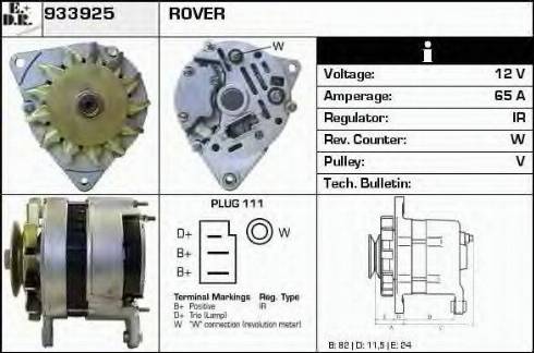 EDR 933925 - Alternator furqanavto.az