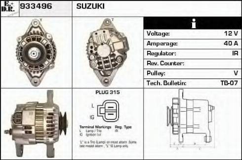 EDR 933496 - Alternator furqanavto.az