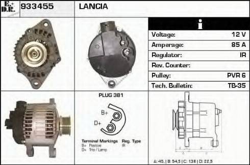 EDR 933455 - Alternator furqanavto.az