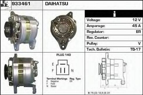 EDR 933461 - Alternator furqanavto.az