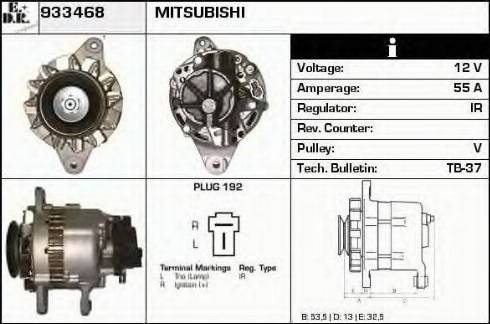 EDR 933468 - Alternator furqanavto.az