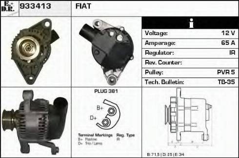 EDR 933413 - Alternator furqanavto.az