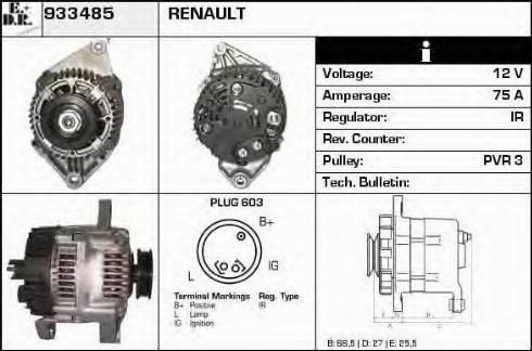 EDR 933485 - Alternator furqanavto.az