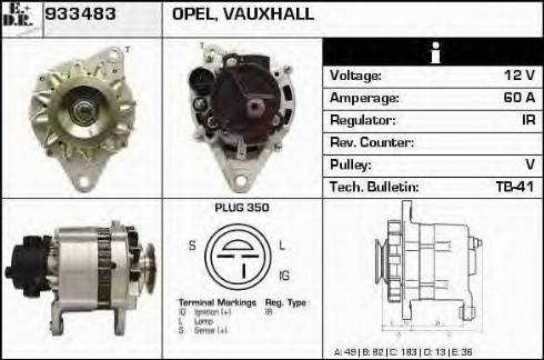 EDR 933483 - Alternator furqanavto.az