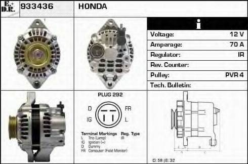 EDR 933436 - Alternator furqanavto.az