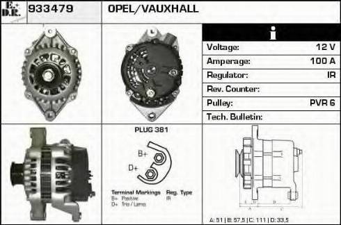 EDR 933479 - Alternator furqanavto.az