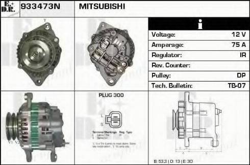 EDR 933473N - Alternator furqanavto.az