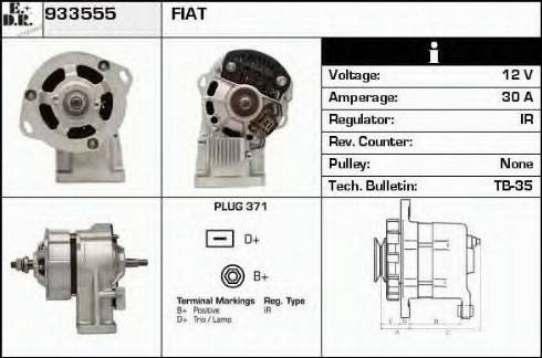 EDR 933555 - Alternator furqanavto.az