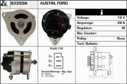 EDR 933556 - Alternator furqanavto.az